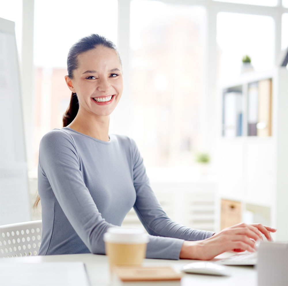 Accountant reviewing financial documents with client